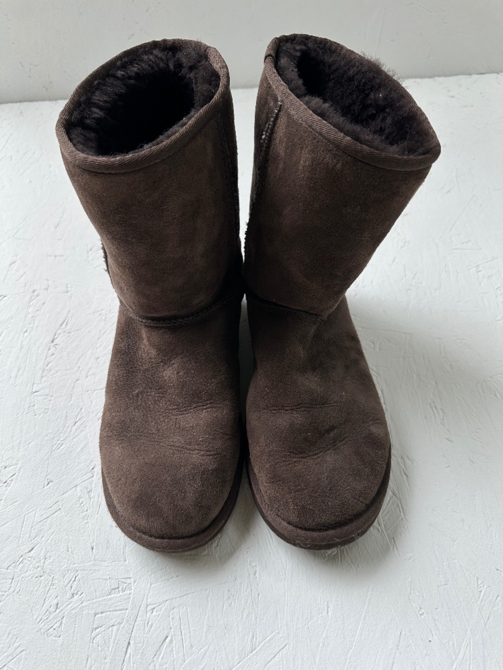 UGG Women’s Classic Short II Boot in Chocolate Brown.